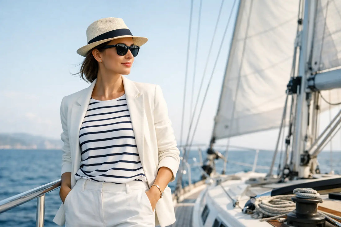 Minimalistische maritime Mode richtig tragen