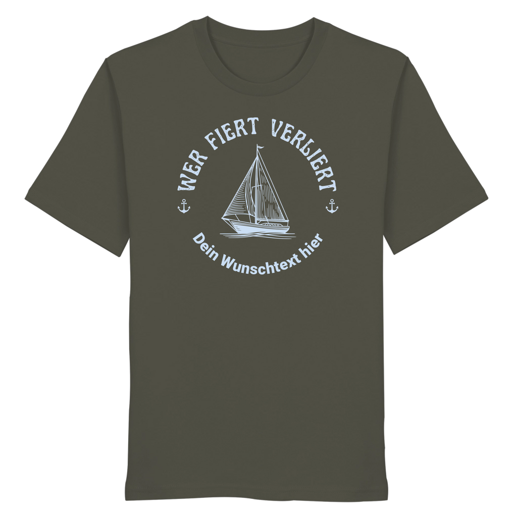 WerFiertVerliert - Organic Shirt - Personalisierbar