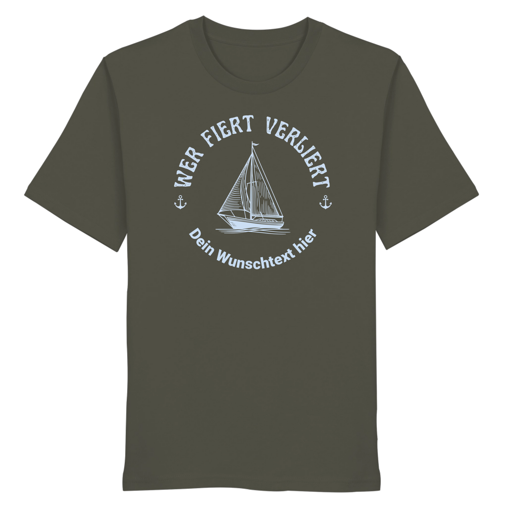 WerFiertVerliert - Organic Shirt - Personalisierbar