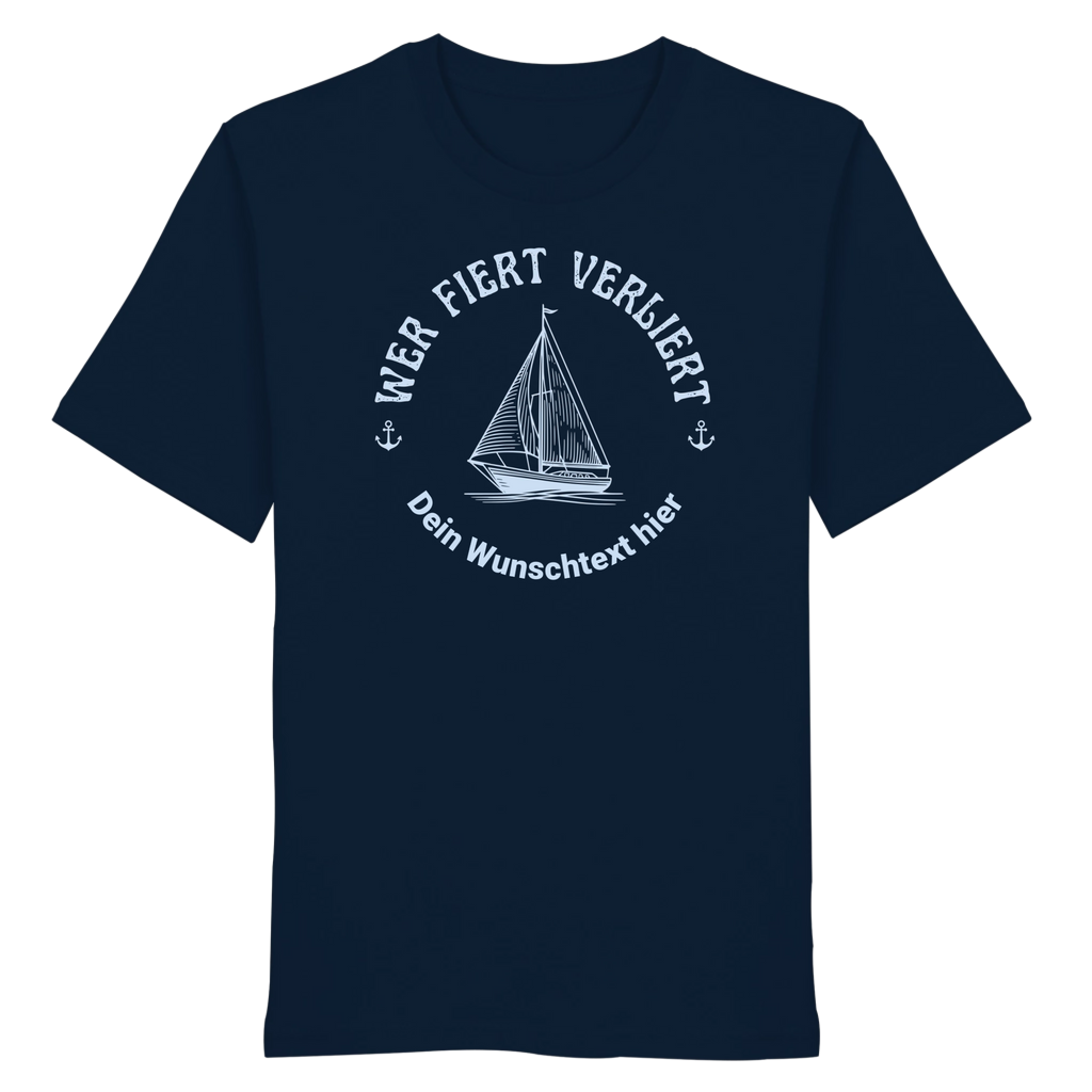 WerFiertVerliert - Organic Shirt - Personalisierbar