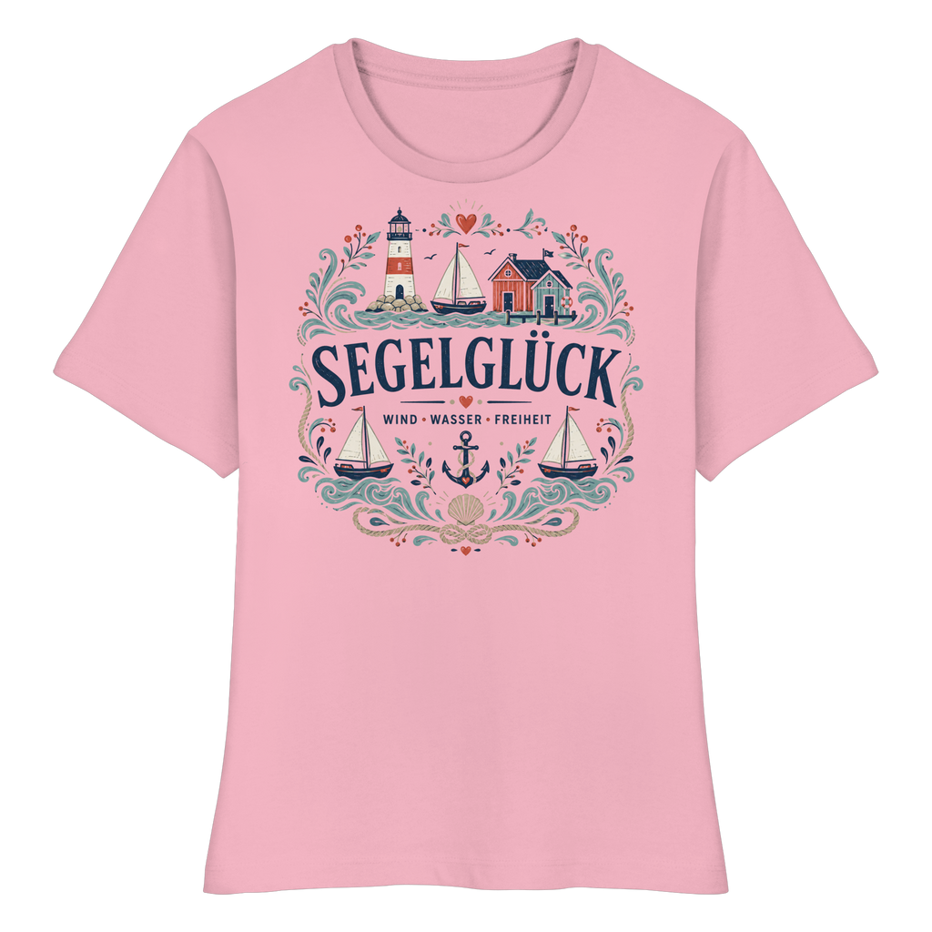 Seglerglück - Fitted Ladies Organic Shirt