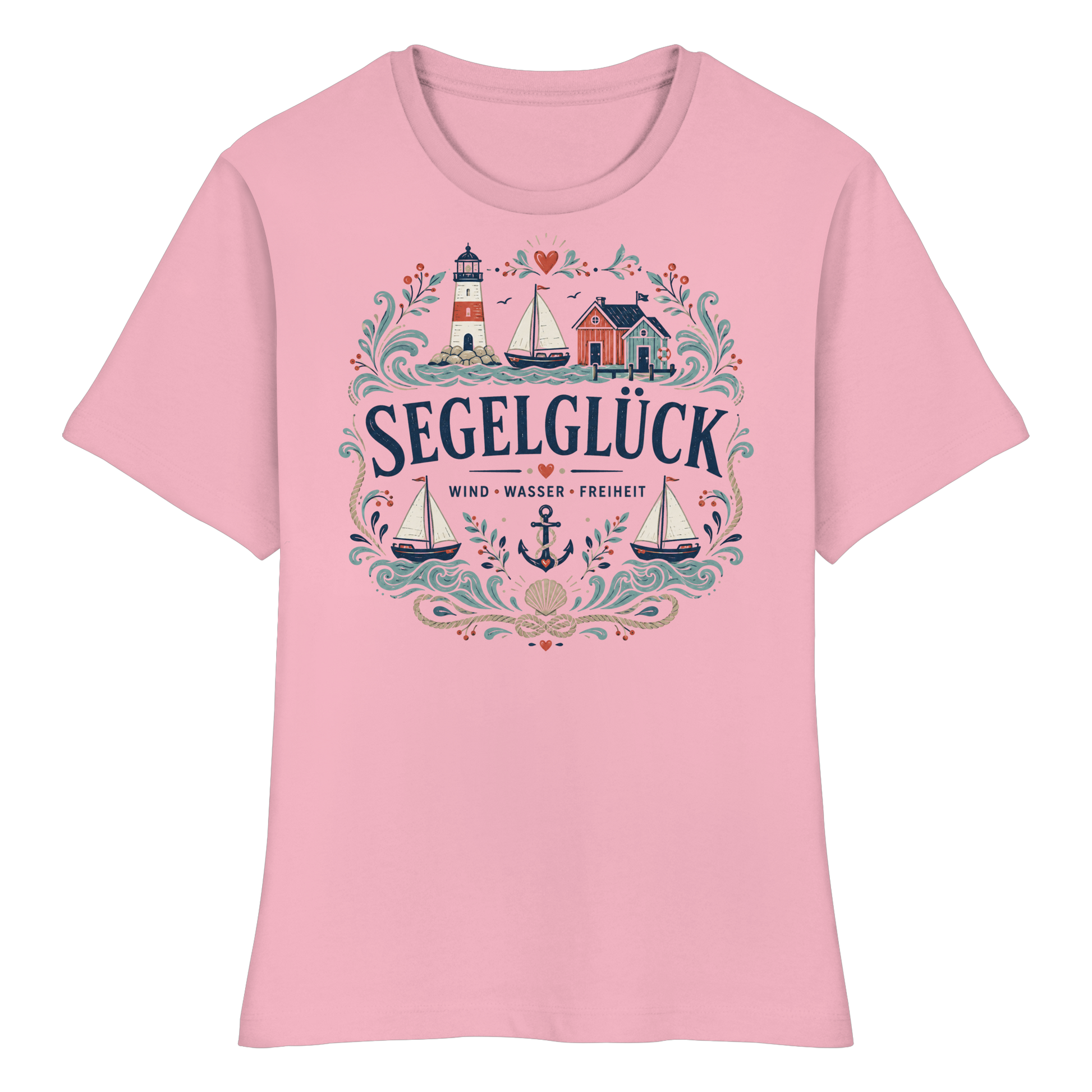 Seglerglück - Fitted Ladies Organic Shirt