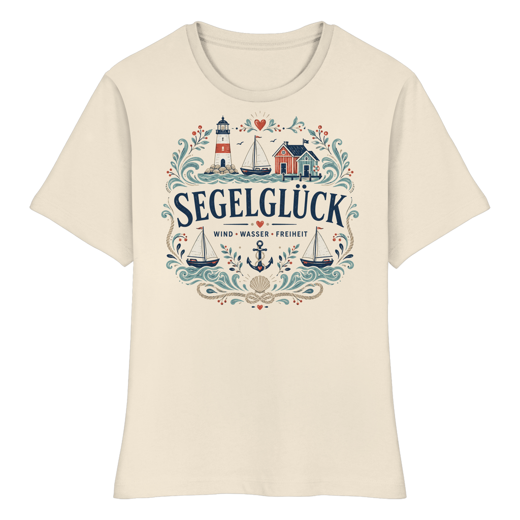 Seglerglück - Fitted Ladies Organic Shirt