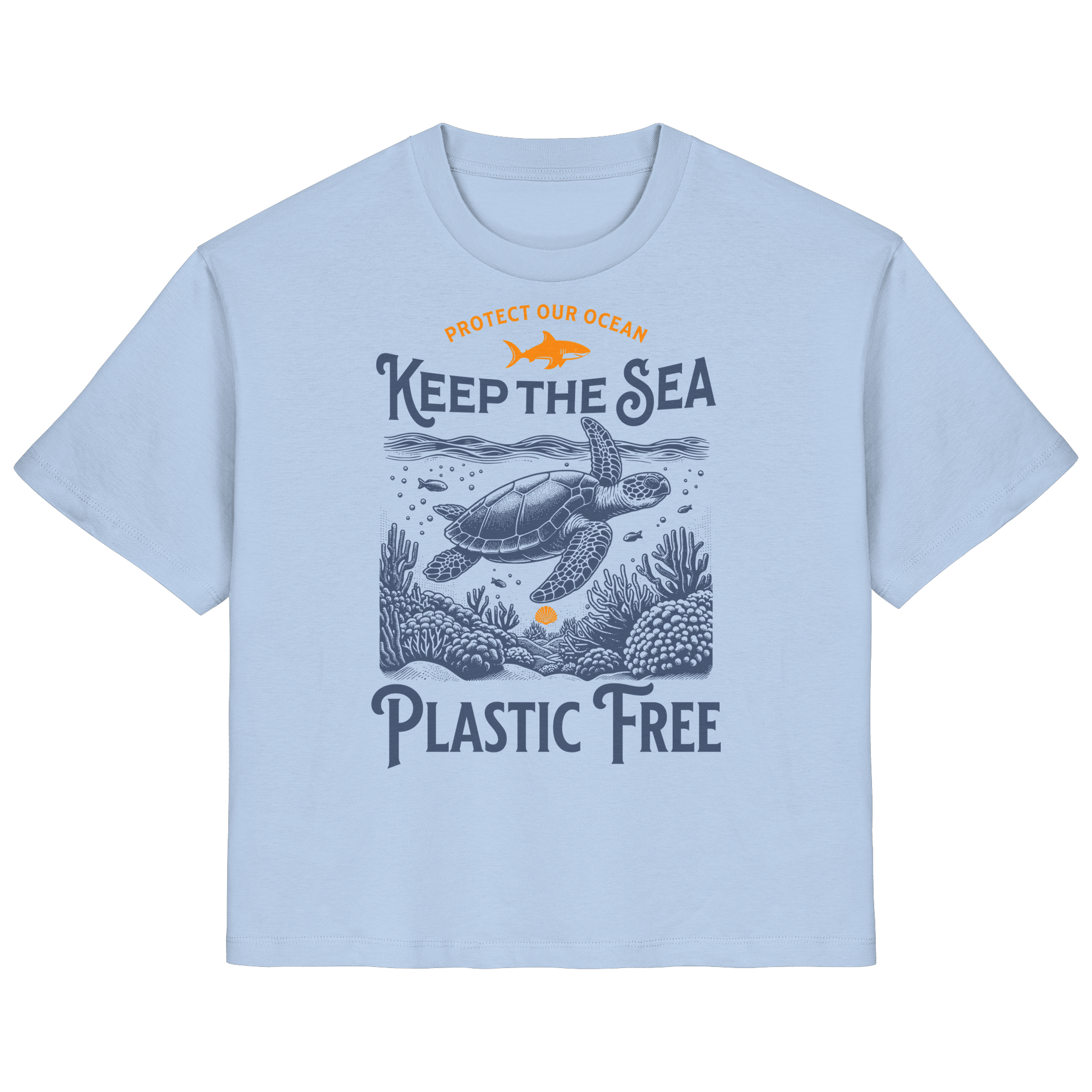 Plastic Free - Ladies Organic Shirt