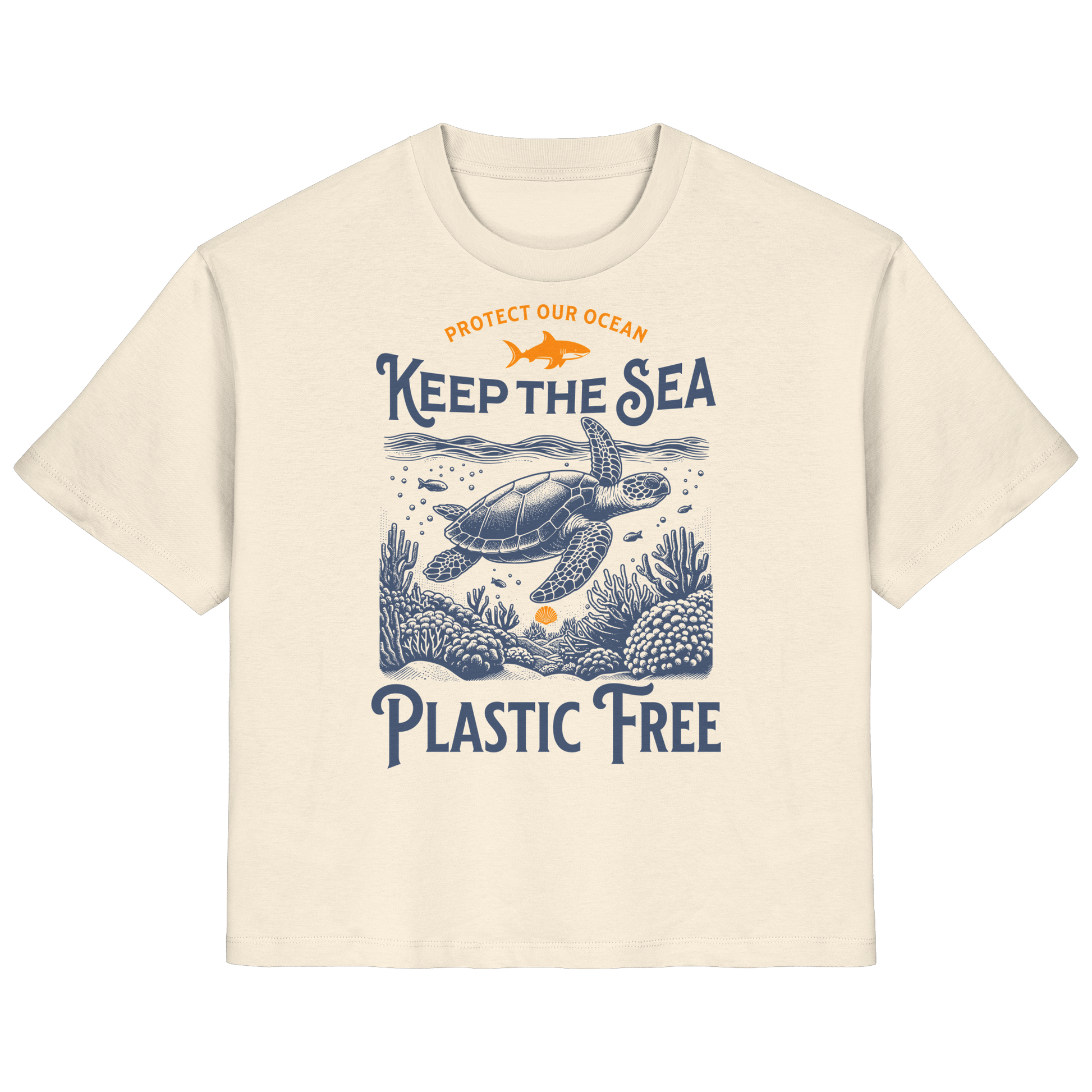 Plastic Free - Ladies Organic Shirt
